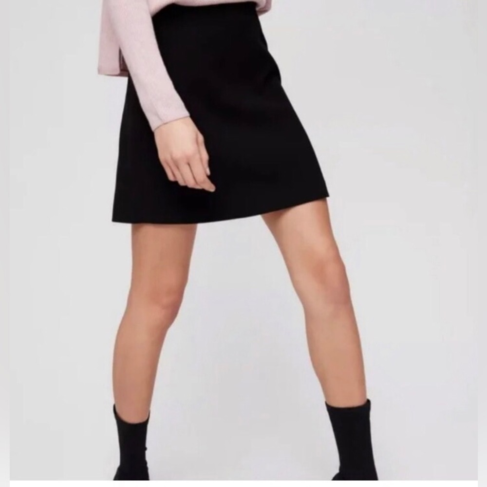 Babaton Black Mini Skirt